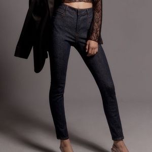 Anthropologie Pilco Mid-Rise Polished Skinny Jeans